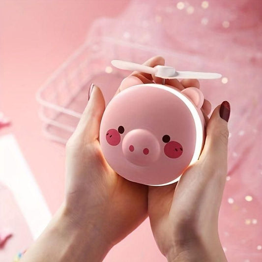 PiggyGlow Pocket Fan