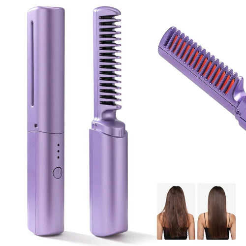 Hair Straightener Rechargeable Comb